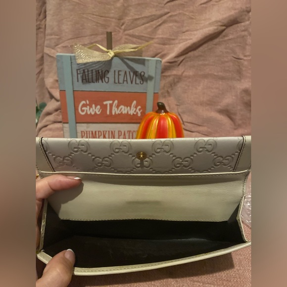 EUC leather monogram long wallet - Picture 8 of 9